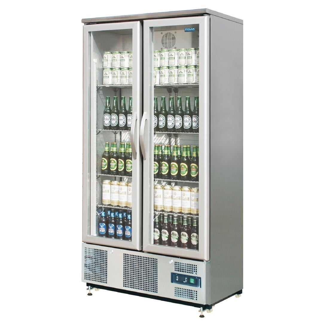 Polar G-Series Double Door Upright Back Bar Cooler Hinged • PAS-CK477-A