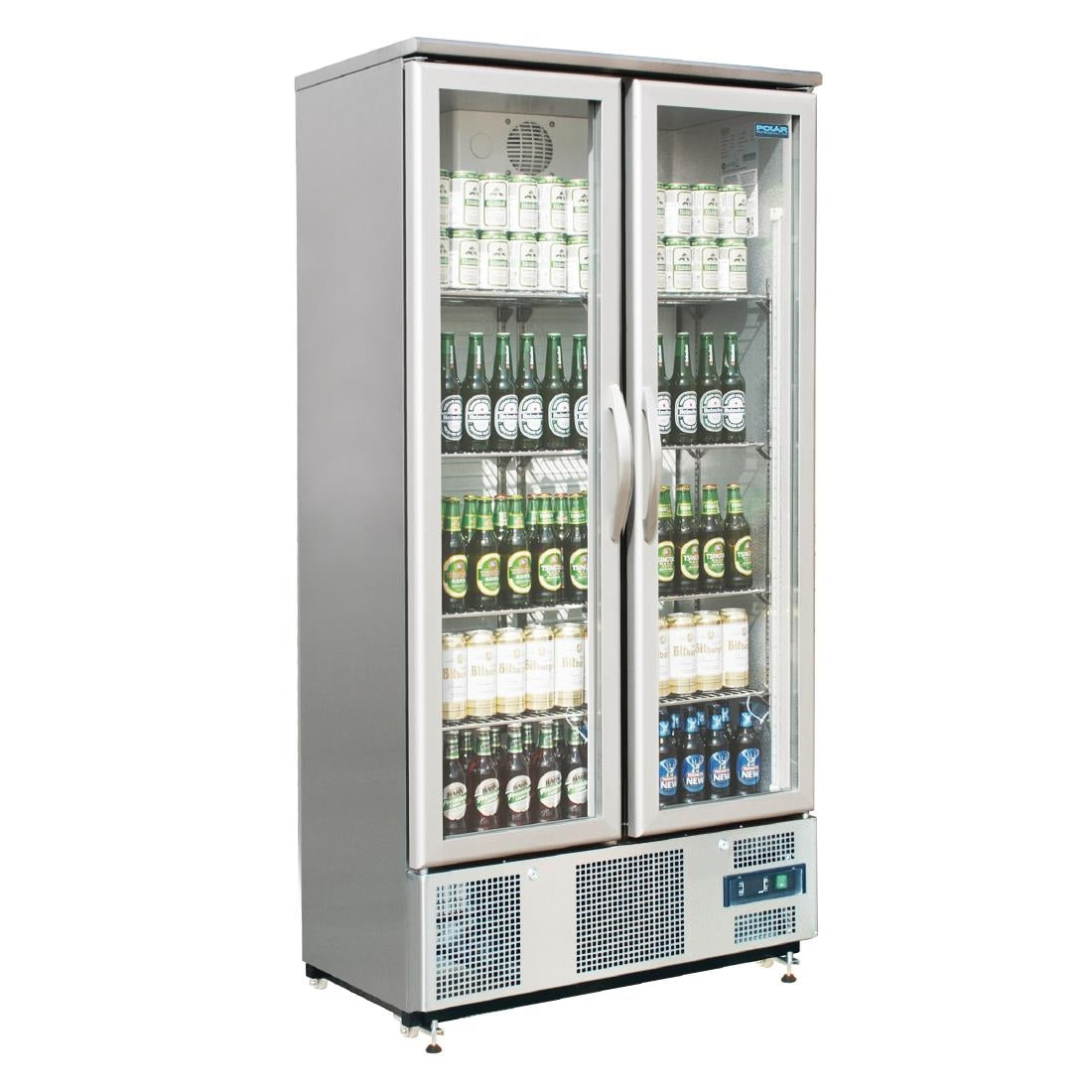 Polar G-Series Double Door Upright Back Bar Cooler Hinged • PAS-CK477-A