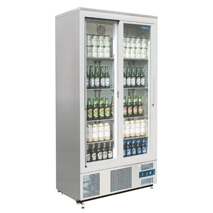 Polar G-Series Upright Back Bar Cooler Double Sliding Doors • PAS-CK478-A