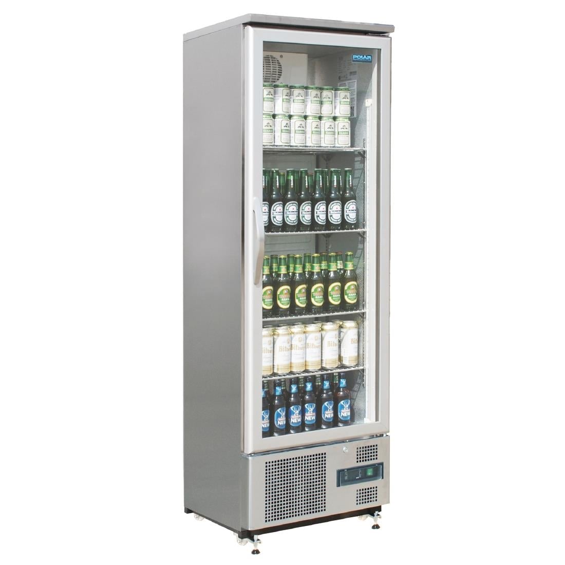 Polar G-Series Single Door Upright Bar Fridge 307Ltr • PAS-CK479-A