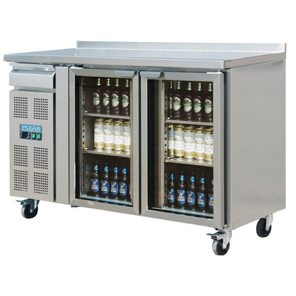 Polar 2 Door Premium Bar Fridge • PAS-CK490-A