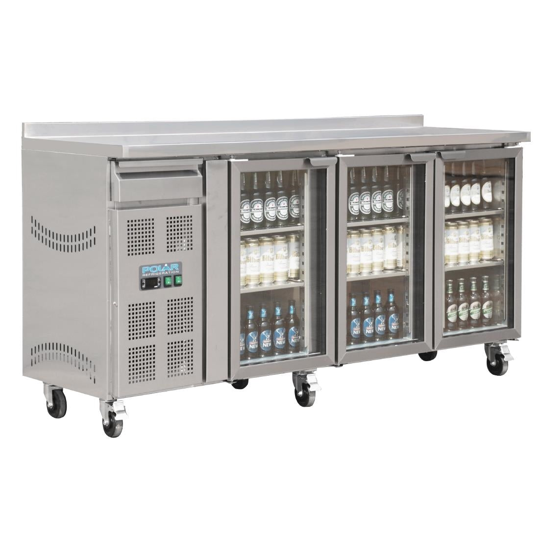 Polar 3 Door Premium Bar Fridge • PAS-CK491-A