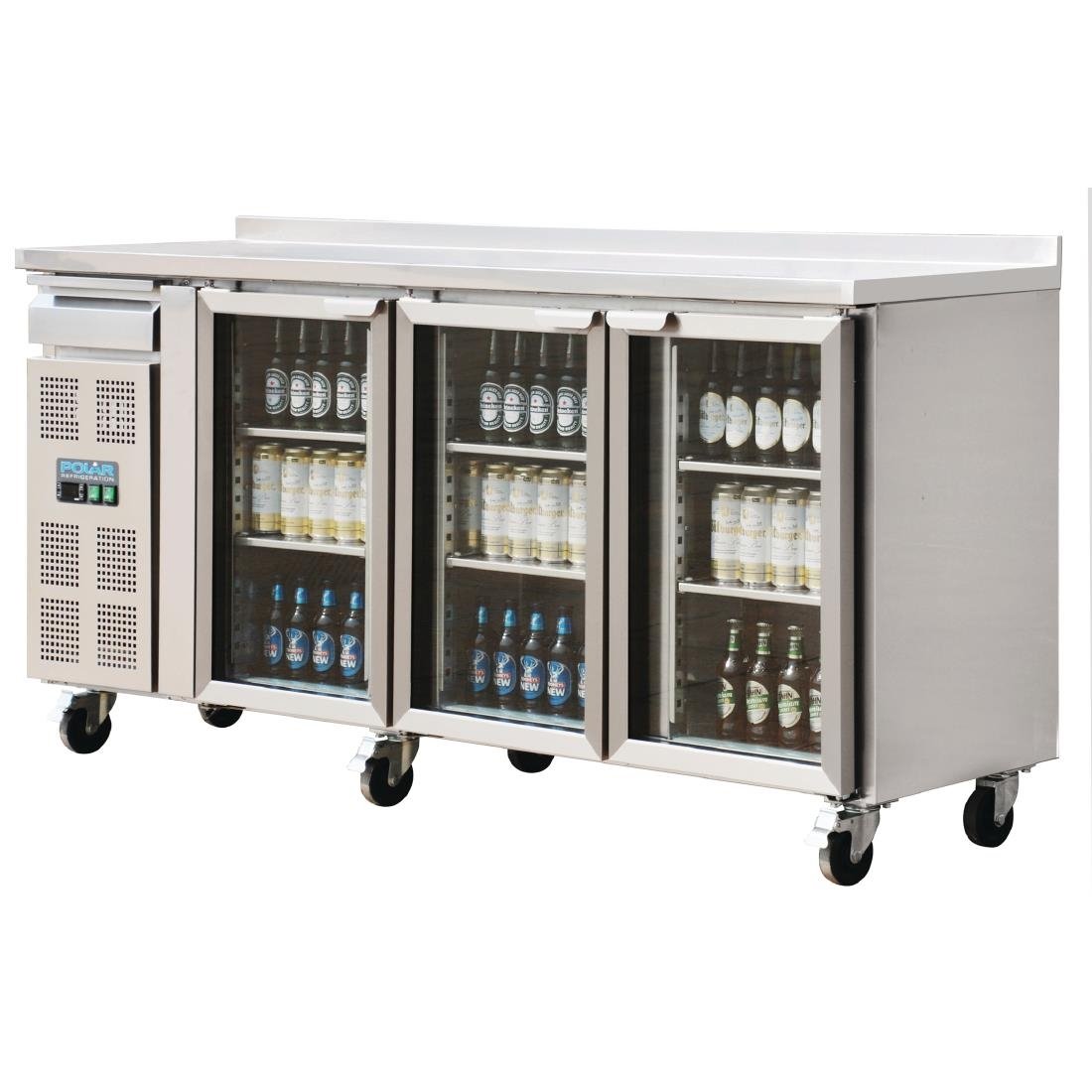 Polar 3 Door Premium Bar Fridge • PAS-CK491-A