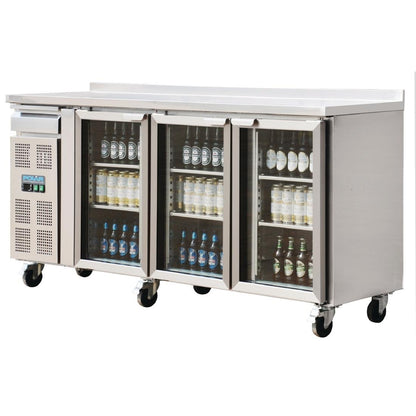 Polar 3 door Premium Bar fridge • PAS-CK491-A