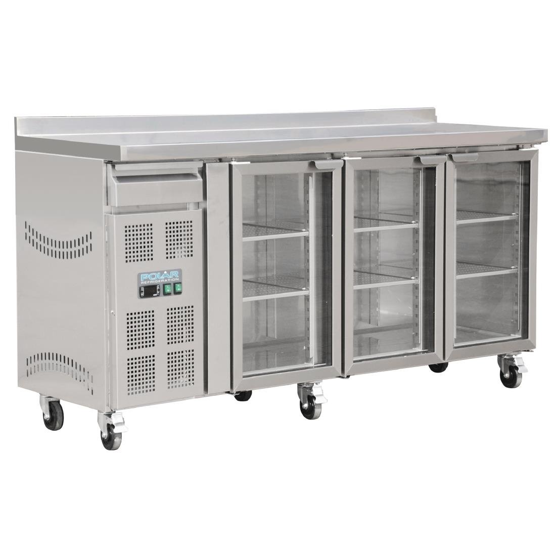 Polar 3 door Premium Bar fridge • PAS-CK491-A