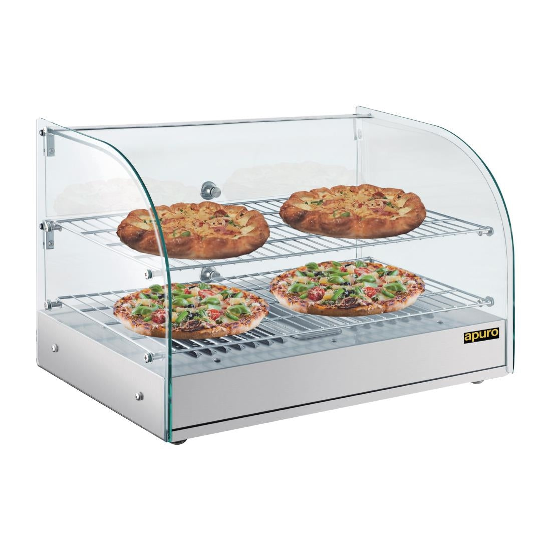 Apuro Countertop Heated Food Display 554mm Width • PAS-CK916-A