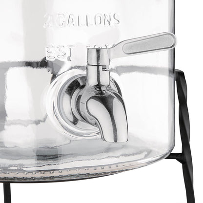 Olympia Nantucket Style Drink Dispenser with Wire Stand 8.5Ltr • PAS-CK939