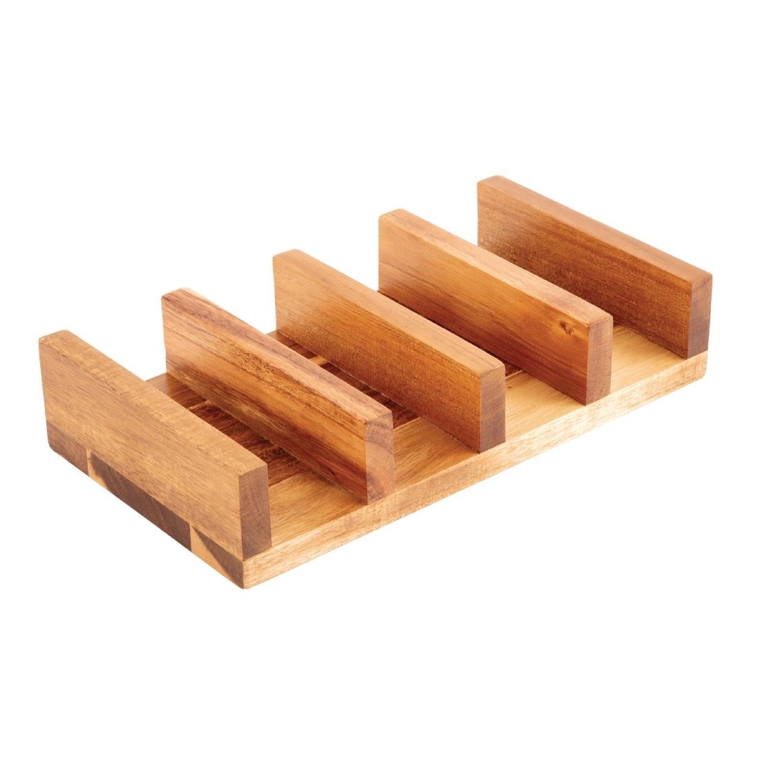 Olympia Acacia Wood Taco Stand • PAS-CK970