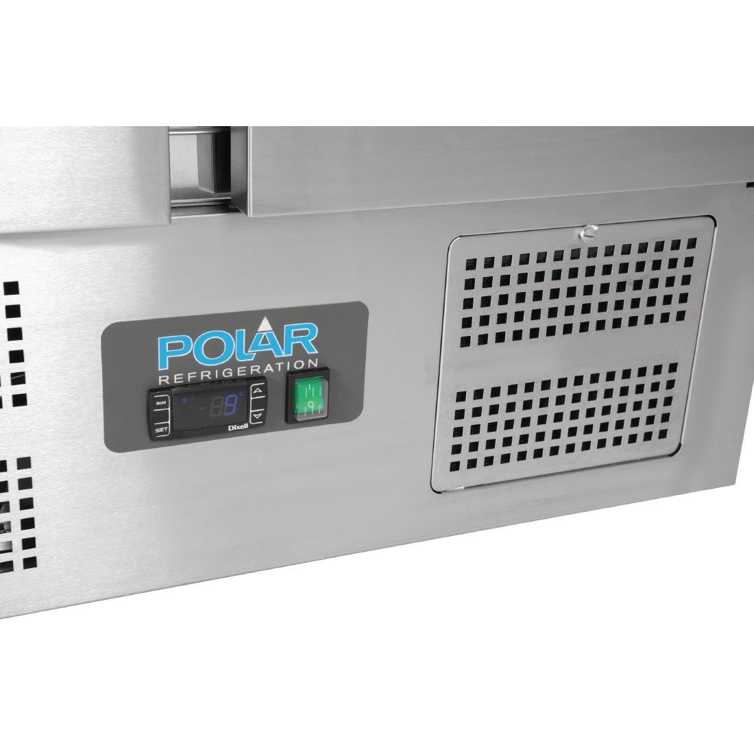 Polar G-Series Pizza Prep Counter Fridge 254Ltr • PAS-G604-A
