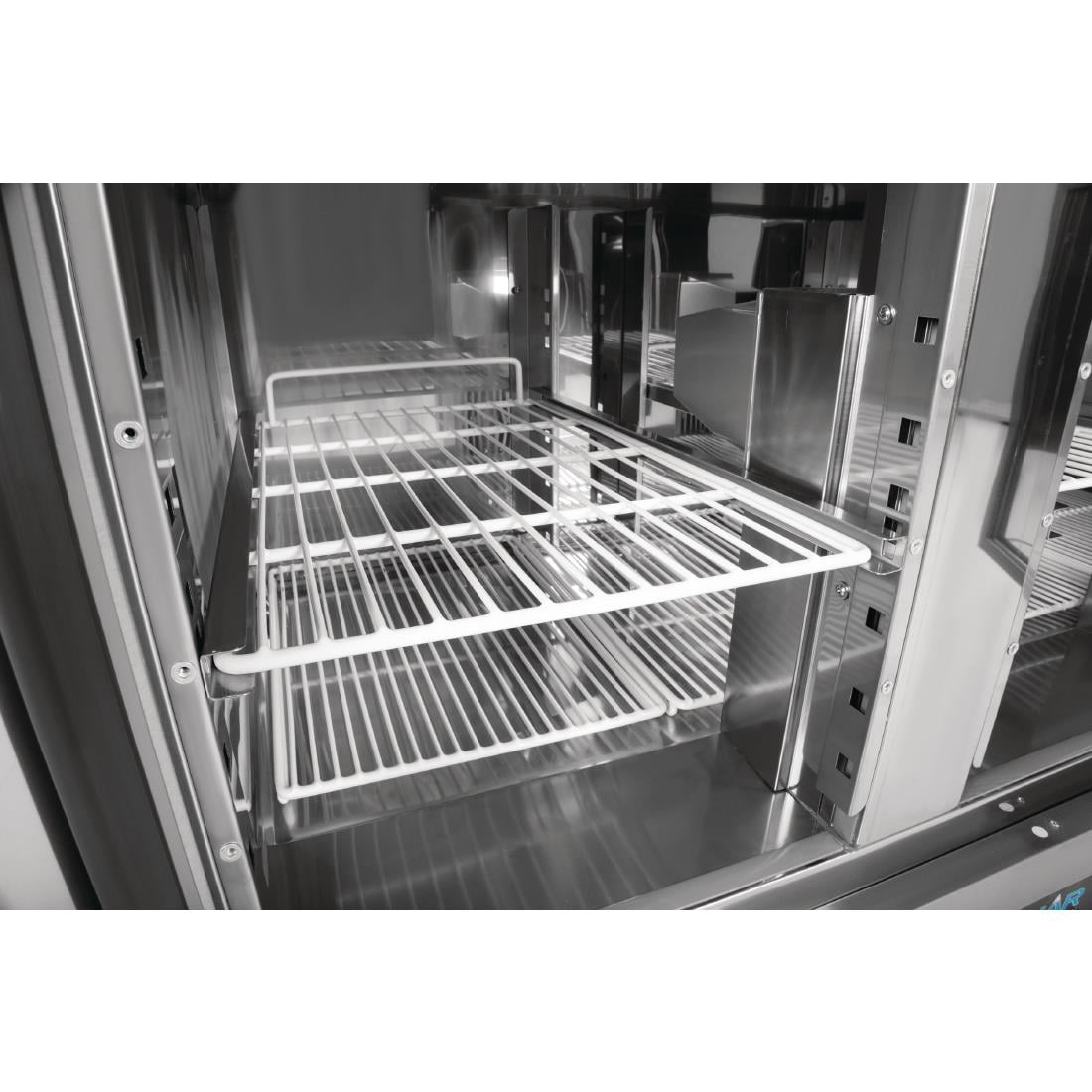 Polar G-Series Saladette Counter Fridge 240Ltr (155W. 2x1/1GN + 3x 1/6GN. R600a) • PAS-G606-A