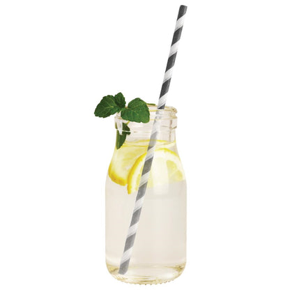 Olympia Glass Mini Milk Bottles 200ml (12 Pack) • PAS-CL141
