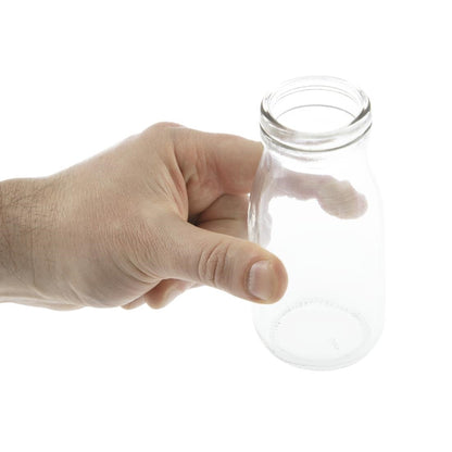 Olympia Glass Mini Milk Bottles 200ml (12 Pack) • PAS-CL141