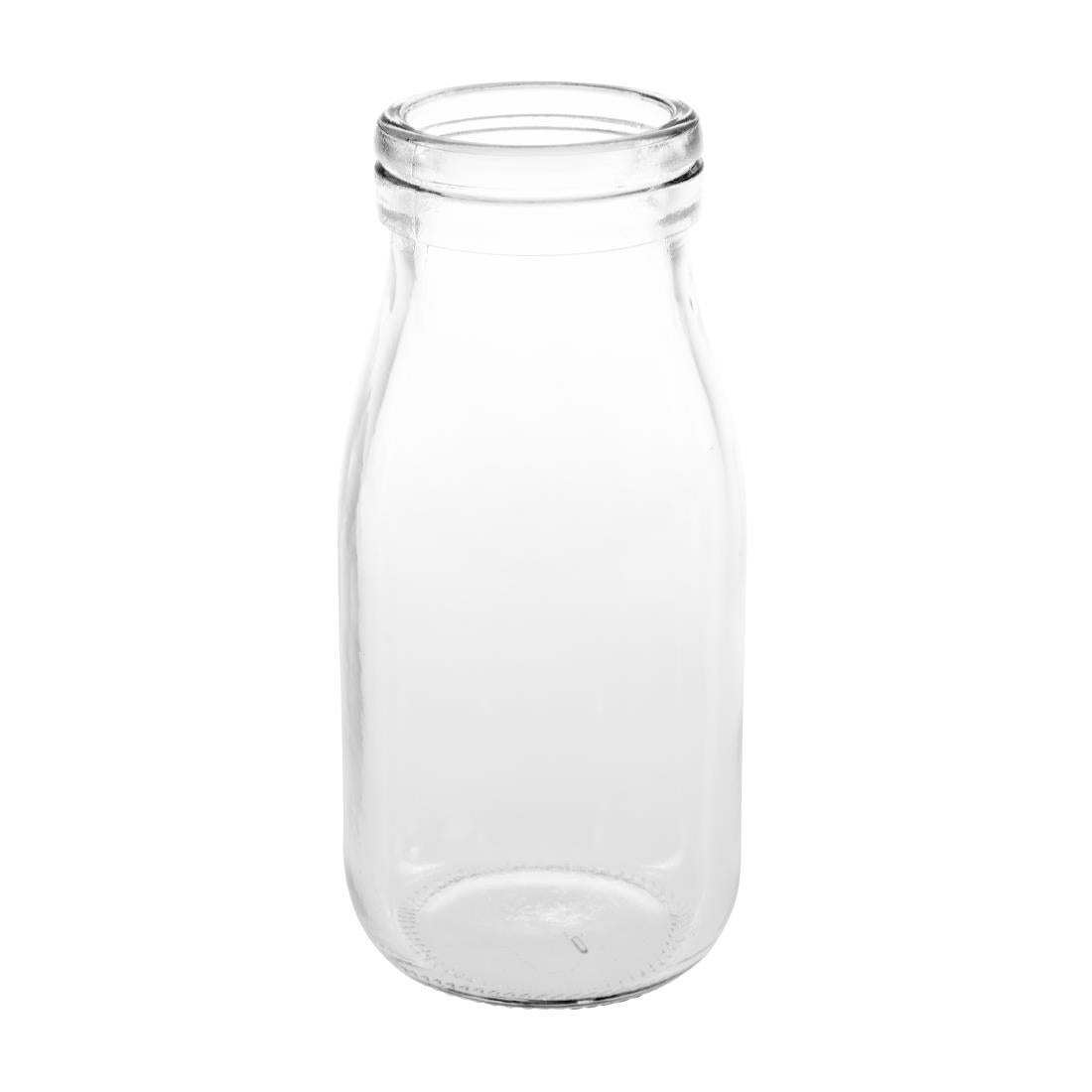 Olympia Glass Mini Milk Bottles 200ml (12 Pack) • PAS-CL141