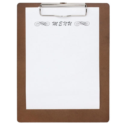 Olympia Wooden Menu Presentation Clipboard A4 • PAS-CL174