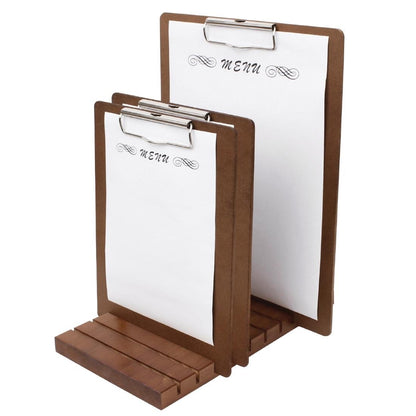Olympia Wooden Menu Presentation Clipboard A4 • PAS-CL174