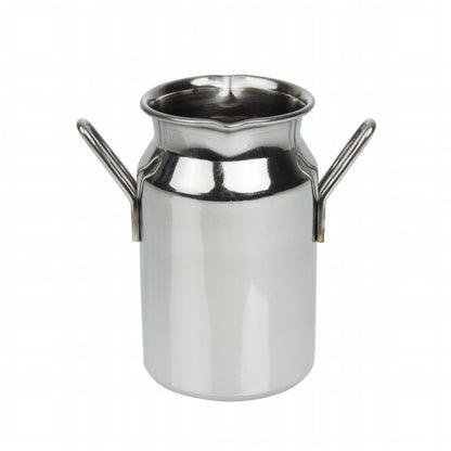 Olympia Stainless Steel Mini Milk Churn Medium 120ml • PAS-CL209