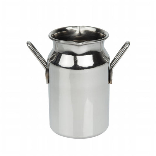 Olympia Stainless Steel Mini Milk Churn Medium 120ml • PAS-CL209
