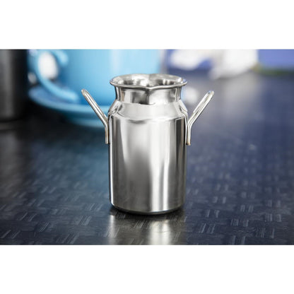 Olympia Stainless Steel Mini Milk Churn Medium 120ml • PAS-CL209