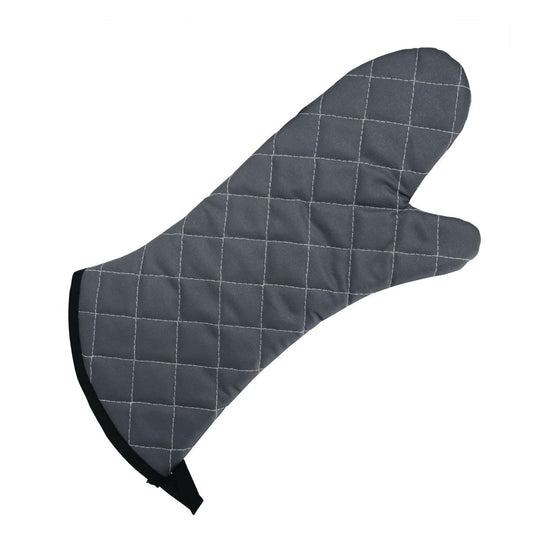 "Vogue Flame Retardant Charcoal Oven Mitt 430mm" • PAS-CL582