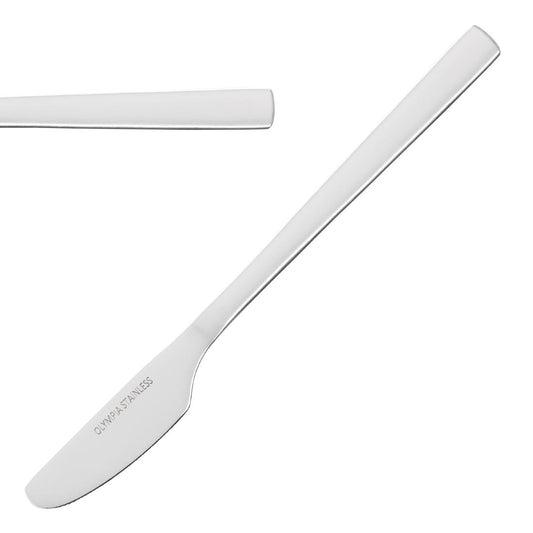 Olympia Airnox Knife 18/0 Stainless Steel (12 Pack) (Length: 193mm | Pack Quantity: 12) • PAS-CL982