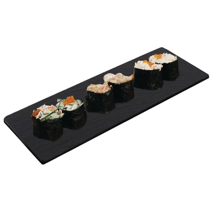 Olympia Smooth Edged Slate Platter 280x100mm (Fits base GM258 |280x100mm / 11x3.9") • PAS-CM062