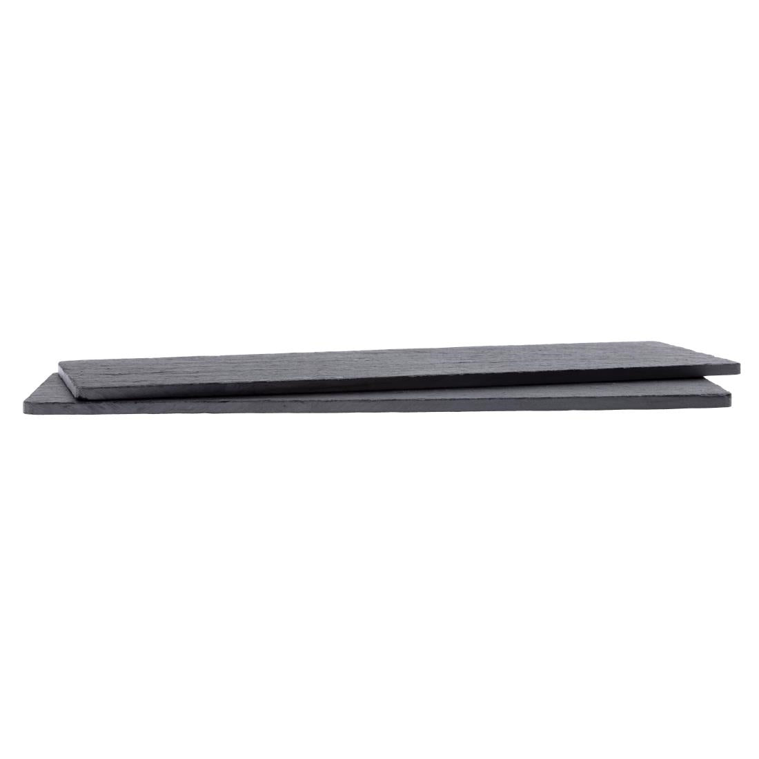 Olympia Smooth Edged Slate Platter 280x100mm (Fits base GM258 |280x100mm / 11x3.9") • PAS-CM062
