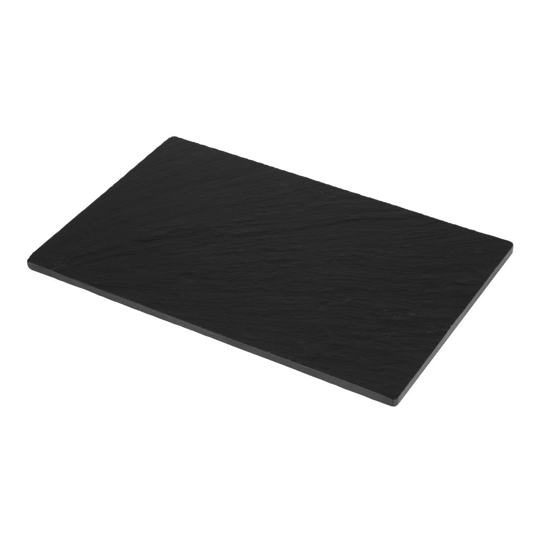 Olympia Smooth Edged Slate Platters 280 x 180mm (2 Pack) • PAS-CM063