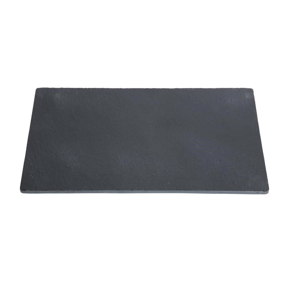 Olympia Smooth Edged Slate Platters 280 x 180mm (2 Pack) • PAS-CM063