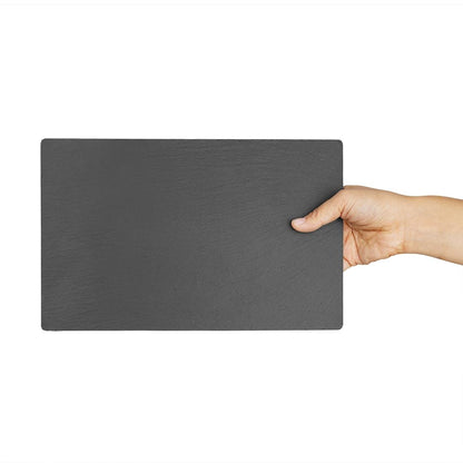 Olympia Smooth Edged Slate Platters 280 x 180mm (2 Pack) • PAS-CM063
