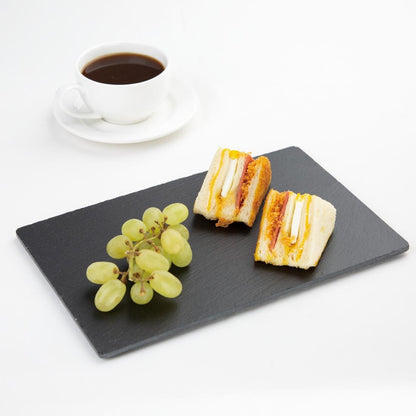 Olympia Smooth Edged Slate Platters 280 x 180mm (2 Pack) • PAS-CM063