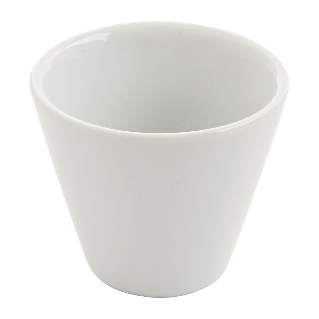Olympia Whiteware Conical Ramekin White 70mm (12 Pack) (Pack of 12) • PAS-CM164