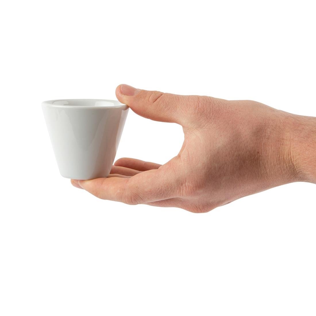 Olympia Whiteware Conical Ramekin White 70mm (12 Pack) (Pack of 12) • PAS-CM164