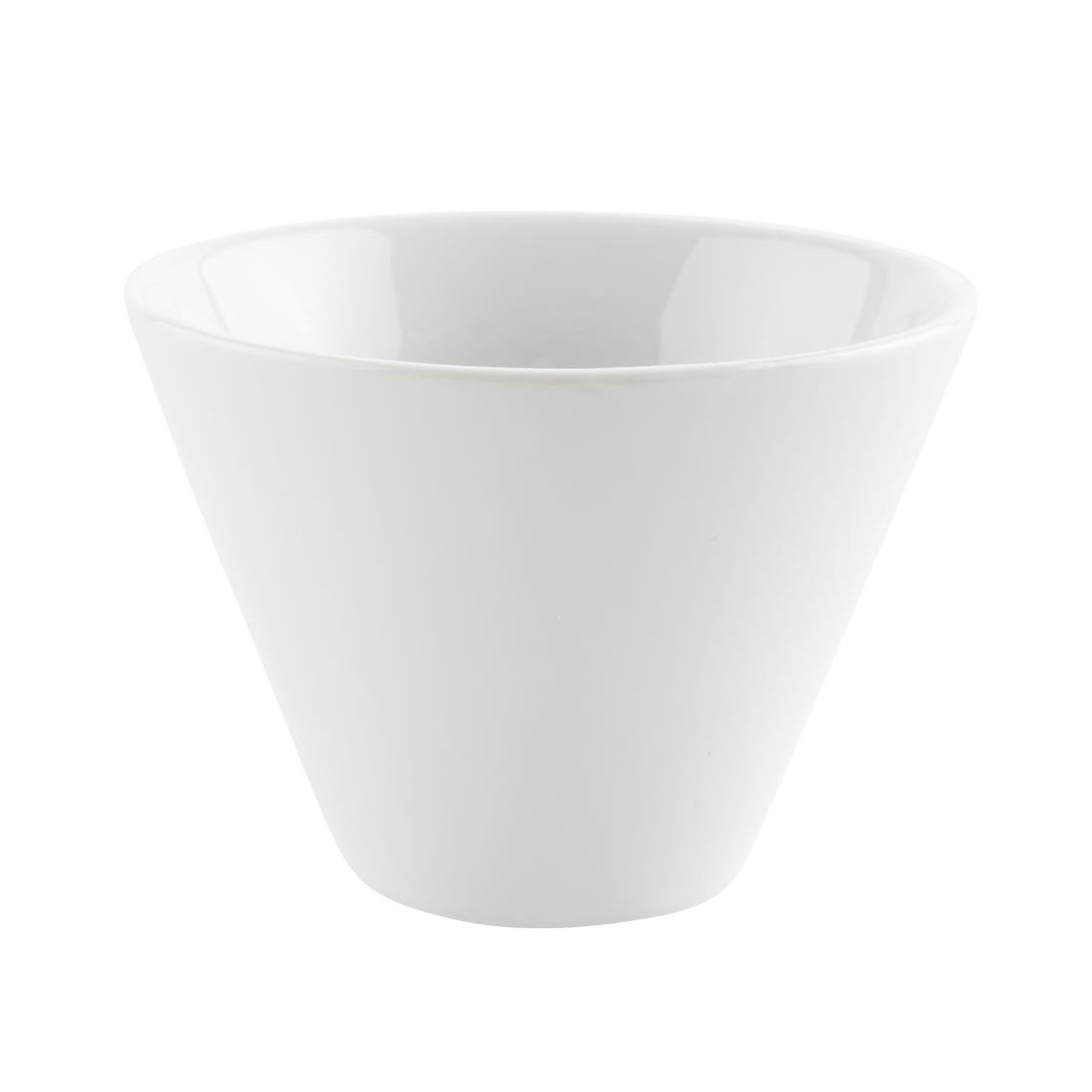 Olympia Whiteware Conical Ramekin White 110mm (6 Pack) (Pack of 6) • PAS-CM165