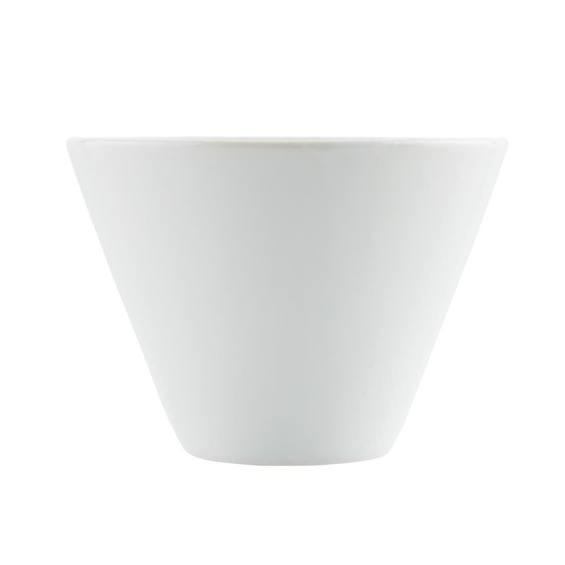 Olympia Whiteware Conical Ramekin White - 325ml 10.98fl oz (6 Pack) (110(Ø)mm / 4.25". 325ml / 10½oz. Pack Quantity: 6) • PAS-CM165