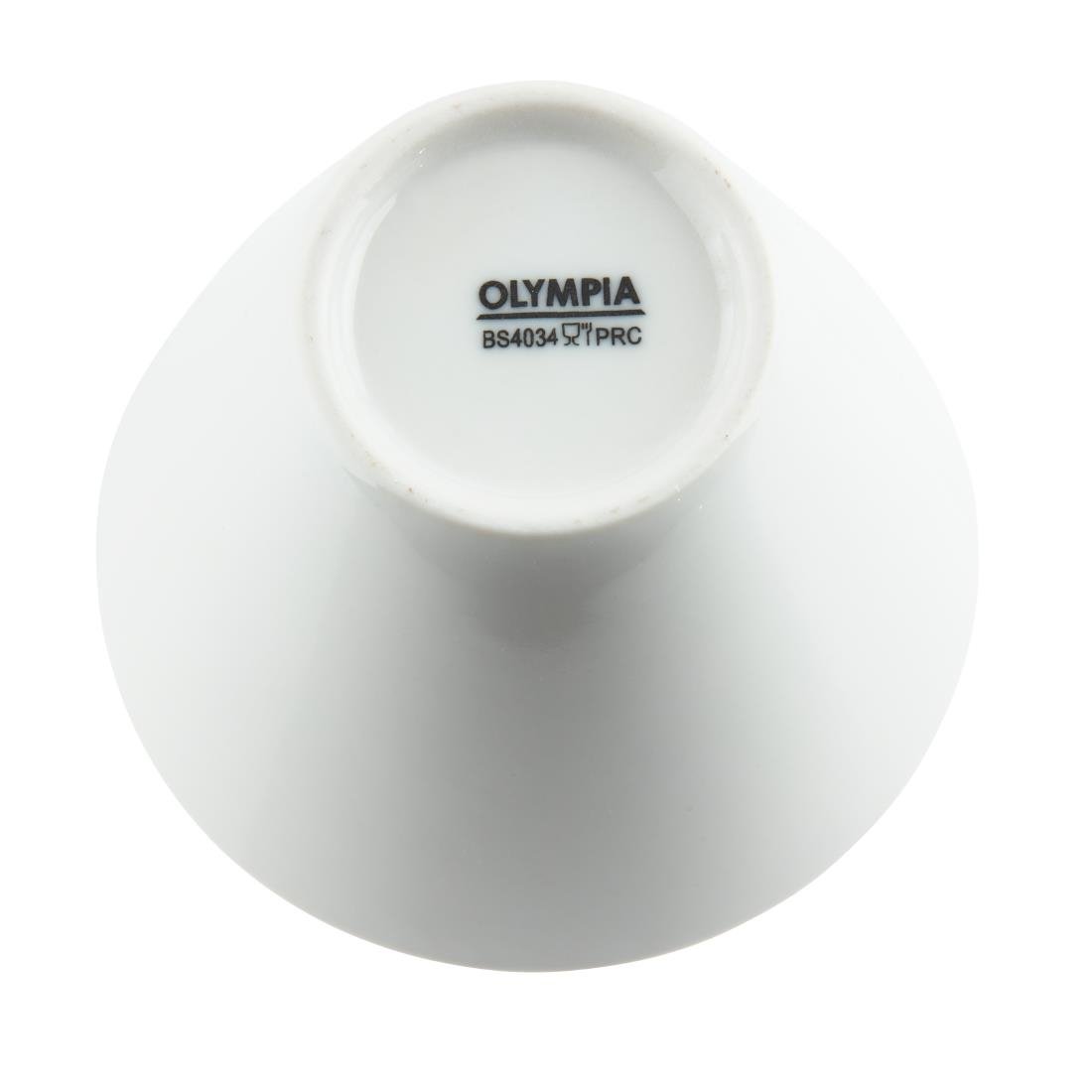 Olympia Whiteware Conical Ramekin White 110mm (6 Pack) (Pack of 6) • PAS-CM165