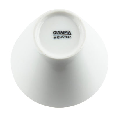 Olympia Whiteware Conical Ramekin White - 325ml 10.98fl oz (6 Pack) (110(Ø)mm / 4.25". 325ml / 10½oz. Pack Quantity: 6) • PAS-CM165