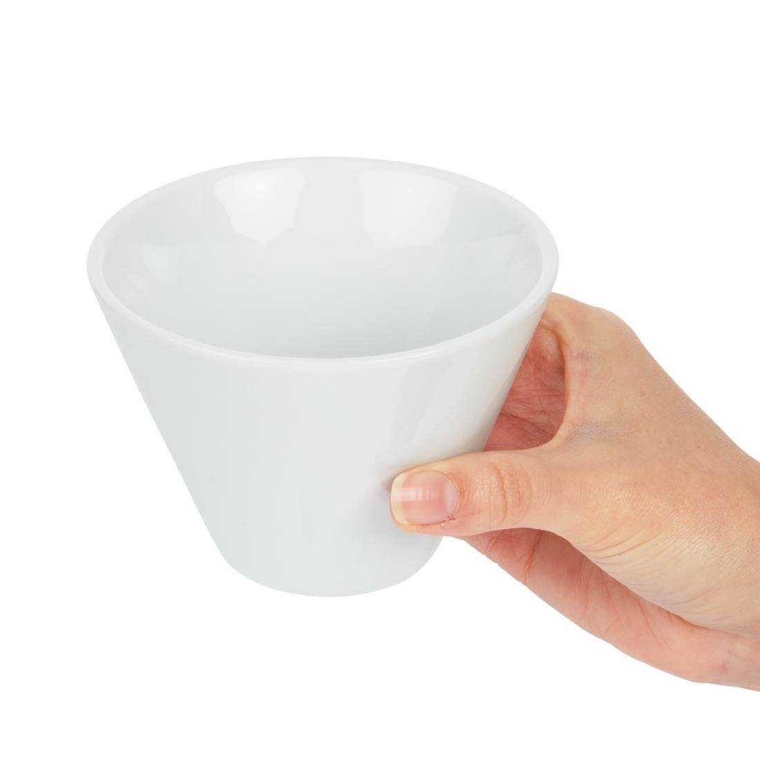 Olympia Whiteware Conical Ramekin White 110mm (6 Pack) (Pack of 6) • PAS-CM165