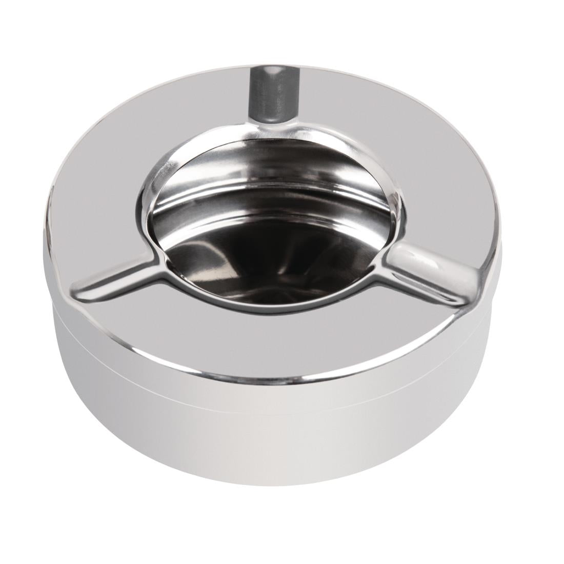 Olympia Windproof Stainless Steel Ashtrays (6 Pack) • PAS-CM368