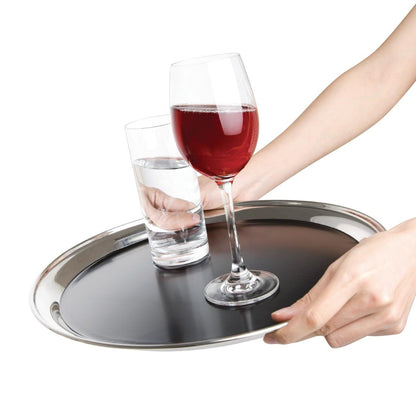 Olympia Non Slip Bar Tray Round 355mm • PAS-CM438