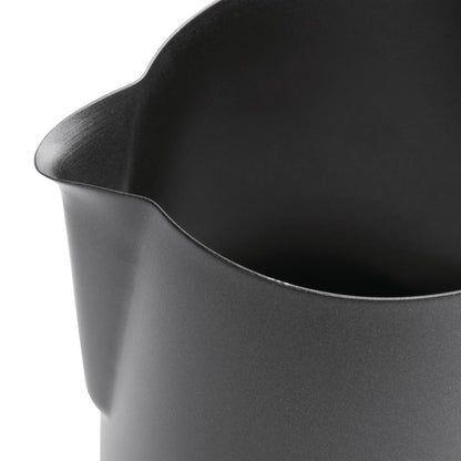 Olympia Black Non-Stick Milk Frothing Jug 900ml • PAS-CM608