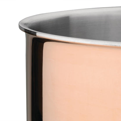 Vogue Copper Tri-Wall Saucepan 180mm • PAS-CM675