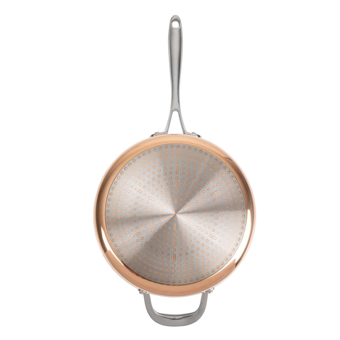 Vogue Copper Tri-Wall Sauté Pan 240mm • PAS-CM676