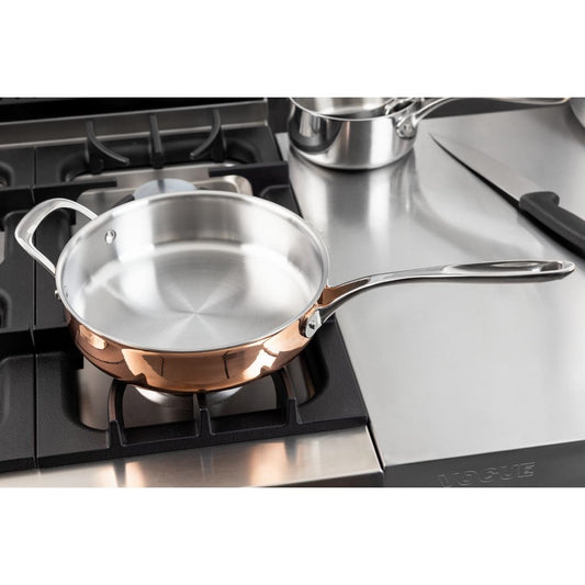 Vogue Copper Tri-Wall Sauté Pan 240mm • PAS-CM676