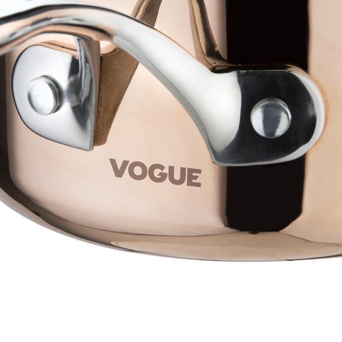 Vogue Copper Tri-Wall Flared Sauté Pan 200mm • PAS-CM677