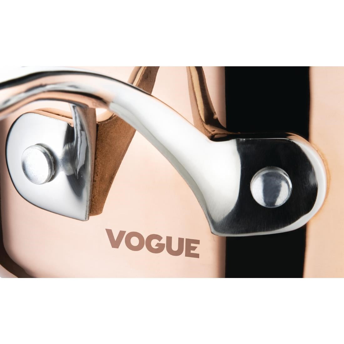 Vogue Copper Tri-Wall Flared Sauté Pan 200mm • PAS-CM677