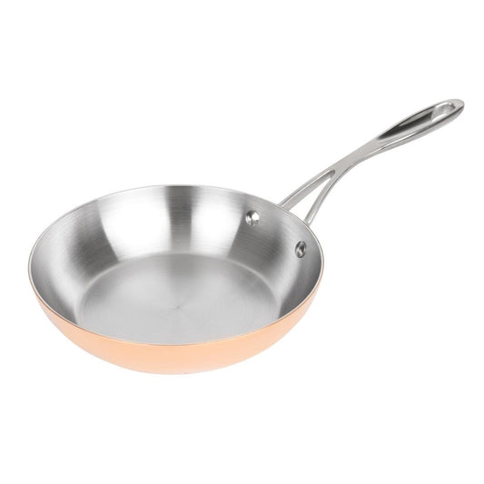 Vogue Copper Tri-Wall Frying Pan 200mm • PAS-CM678