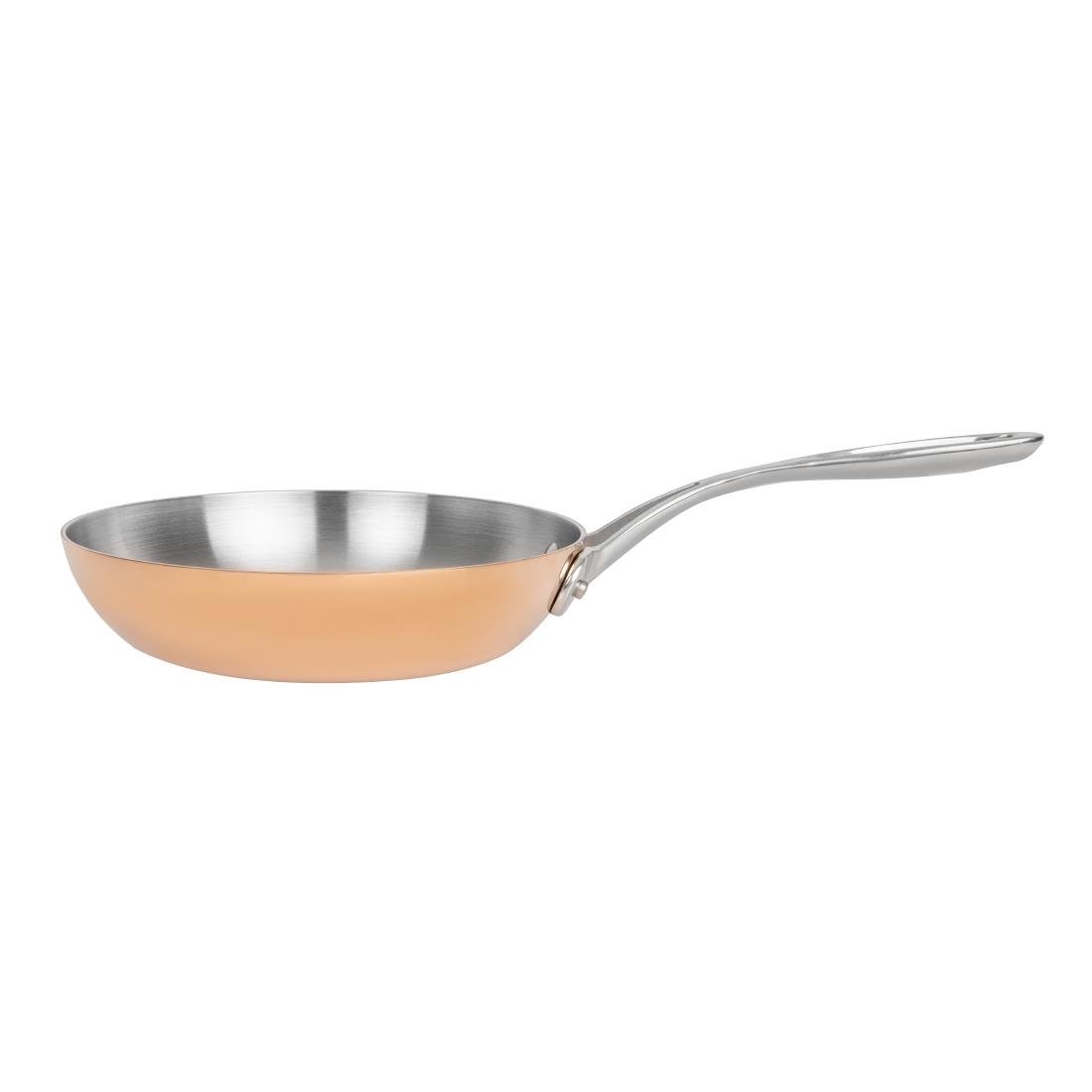 Vogue Copper Tri-Wall Frying Pan 200mm • PAS-CM678