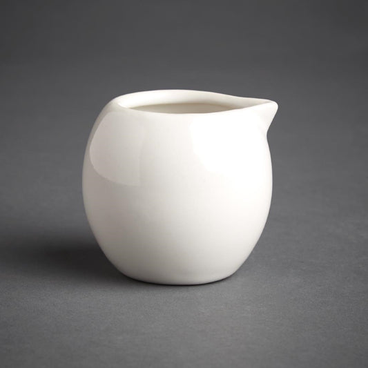 Olympia Cafe Milk Jug White - 70ml 2.36fl oz (6 Pack) (70ml | 2.5oz. Pack Quantity: 6) • PAS-CM754