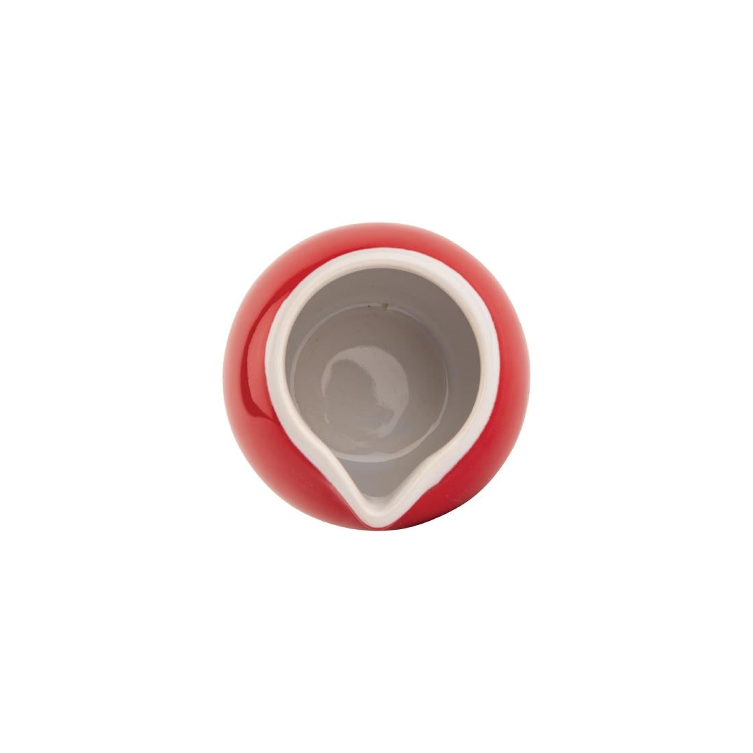 Olympia Cafe Milk Jug Red - 70ml 2.36fl oz (6 Pack) (70ml | 2.5oz. Pack Quantity: 6) • PAS-CM755
