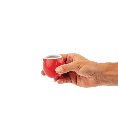 Olympia Cafe Milk Jug Red - 70ml 2.36fl oz (6 Pack) (70ml | 2.5oz. Pack Quantity: 6) • PAS-CM755